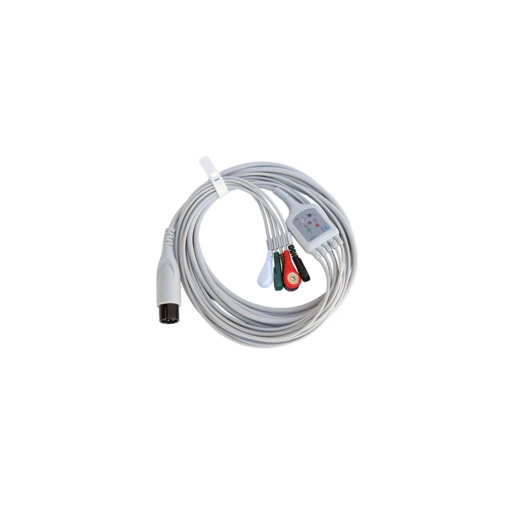 Cable de ECG de 5 derivaciones / puntas