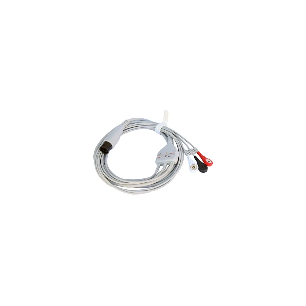 Cable de ECG de 3 derivaciones / puntas