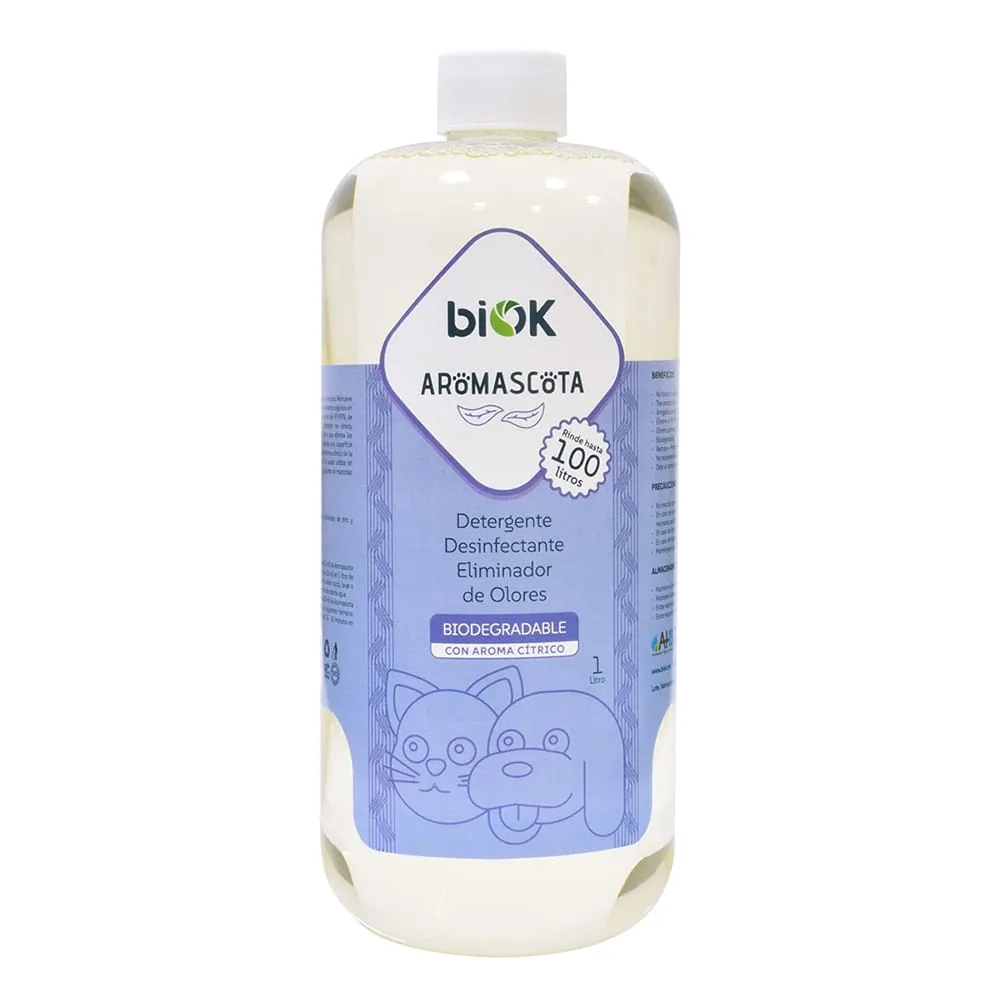 Detergente Eliminador De Olores Para Tu Mascota 1 Litro