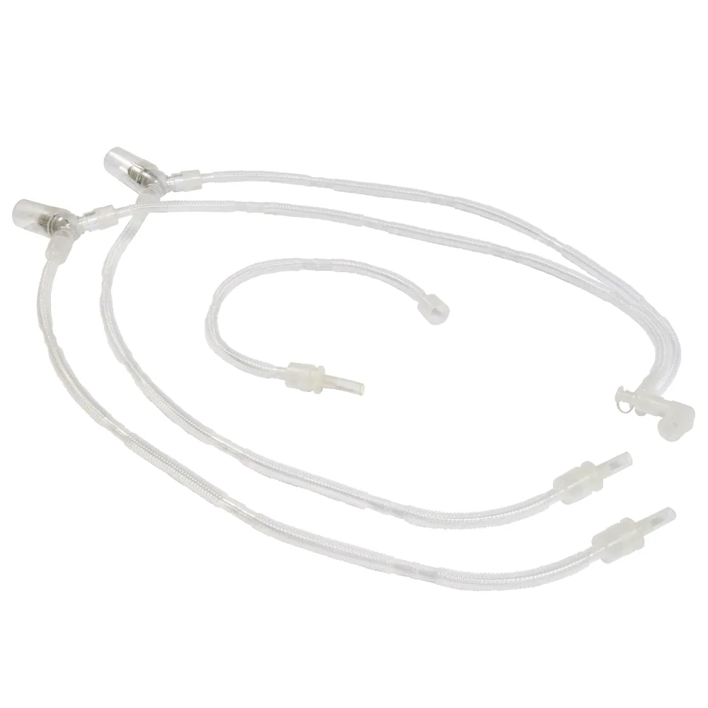 Circuito de ventilación desechable neonatal con trampas de agua