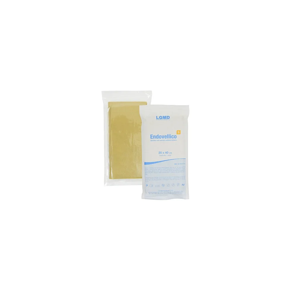 Apósito con barrera antimicrobiana 20×40 (5 piezas)