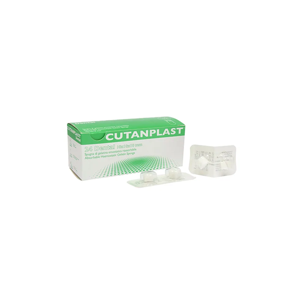 Esponja hemostática dental / ortodoncia