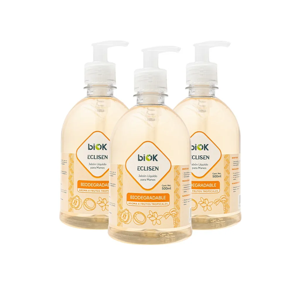 Kit 3 piezas- Jabón Liquido Para Manos 500 ml